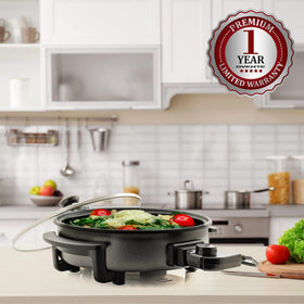 OVENTE detachable temperature probe supports flexible cooking setups.