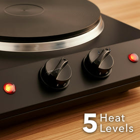 OVENTE 1700W cooktop for fast boiling and quick meals.