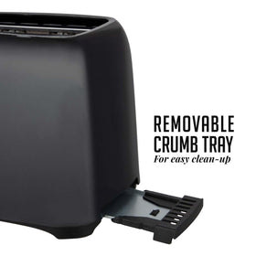 OVENTE TP2210B quick toasting with 700W power for busy mornings.