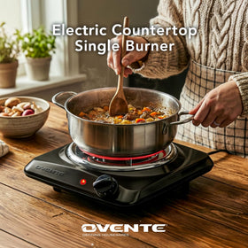 OVENTE BGC101B compact storage on counter or shelf saves space.