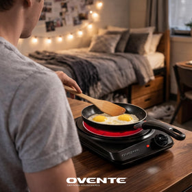 OVENTE BGI101B cookware compatibility with all pots and pans.