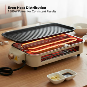 OVENTE raclette trays highlight interactive cheese melting for playful dining.