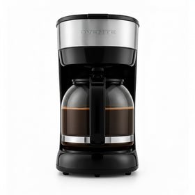 OVENTE CM412B 12-cup drip coffee maker with glass carafe ready to brew up to 12 cups