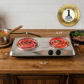 OVENTE compact design fits on any counter for holidays, parties, or small spaces.