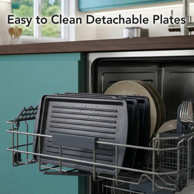 OVENTE compact design fits small kitchens and dorm spaces.