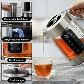 OVENTE 1500W fast boil for rapid hot water for tea or coffee