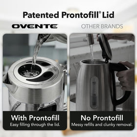 OVENTE glass kettle use warm keep-warm function to maintain chosen temperature