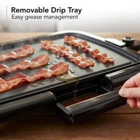 OVENTE griddle offers adjustable temperature for versatile cooking