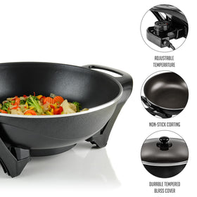 OVENTE removable temperature probe enables precise cooking temperatures.