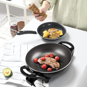OVENTE 13-inch electric skillet is ideal for large batches at gatherings.