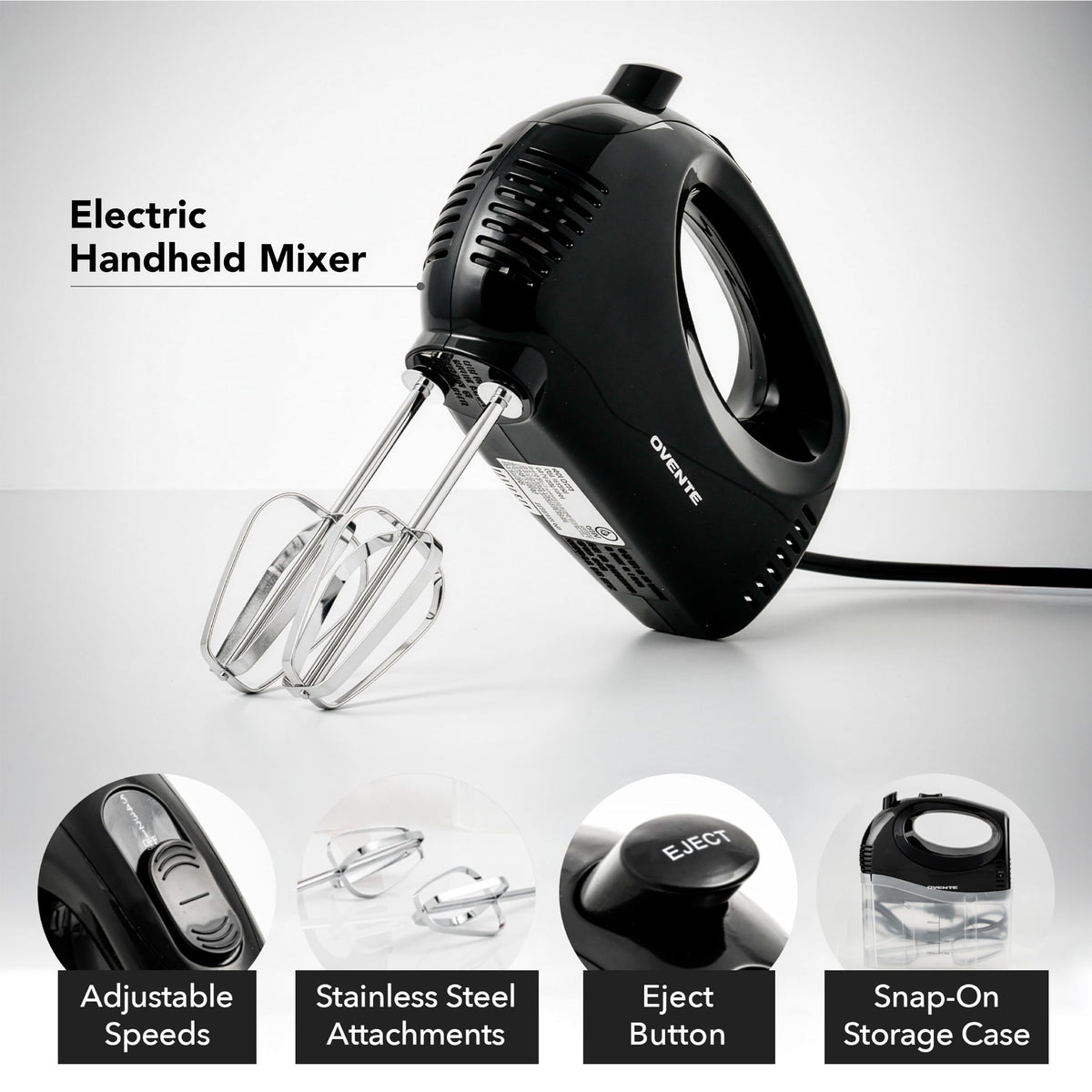 OVENTE HM151B 5-speed dial shows precise texture control