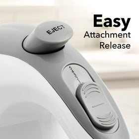 Lightweight 1.8 lb OVENTE HM151W makes one-handed whisking easy.
