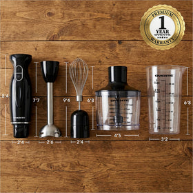 OVENTE easy cleanup with parts that rinse quickly after use.