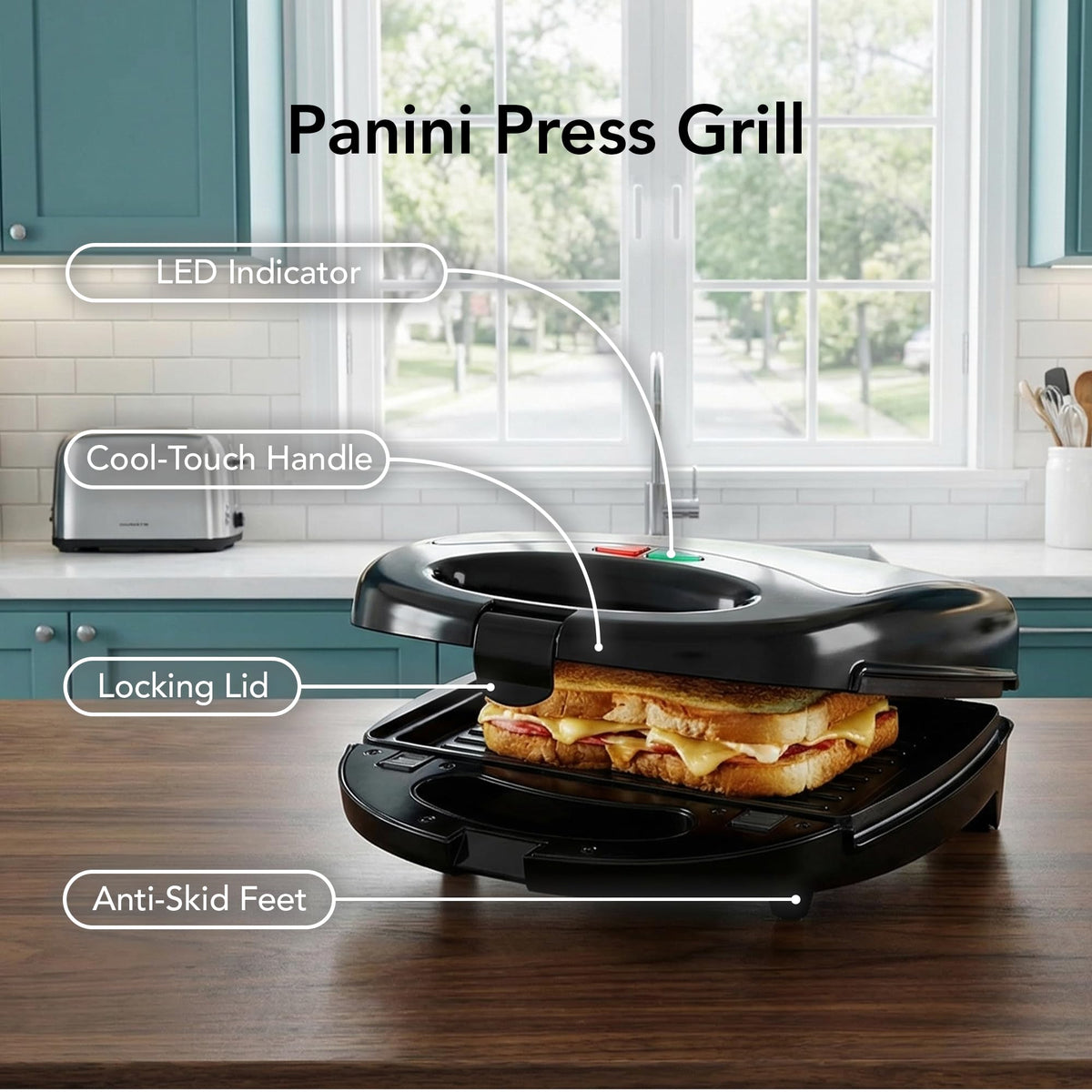 OVENTE waffle plate ready for fluffy breakfast waffles in minutes.