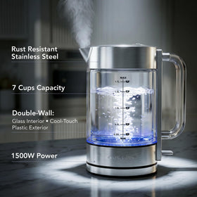 OVENTE ProntoFill top refill for easy, mess-free filling.