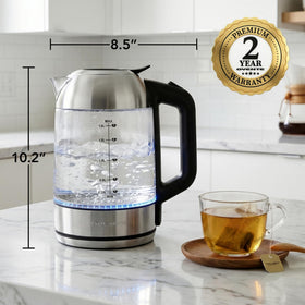 OVENTE KG751S BPA-free construction for everyday tea and coffee.