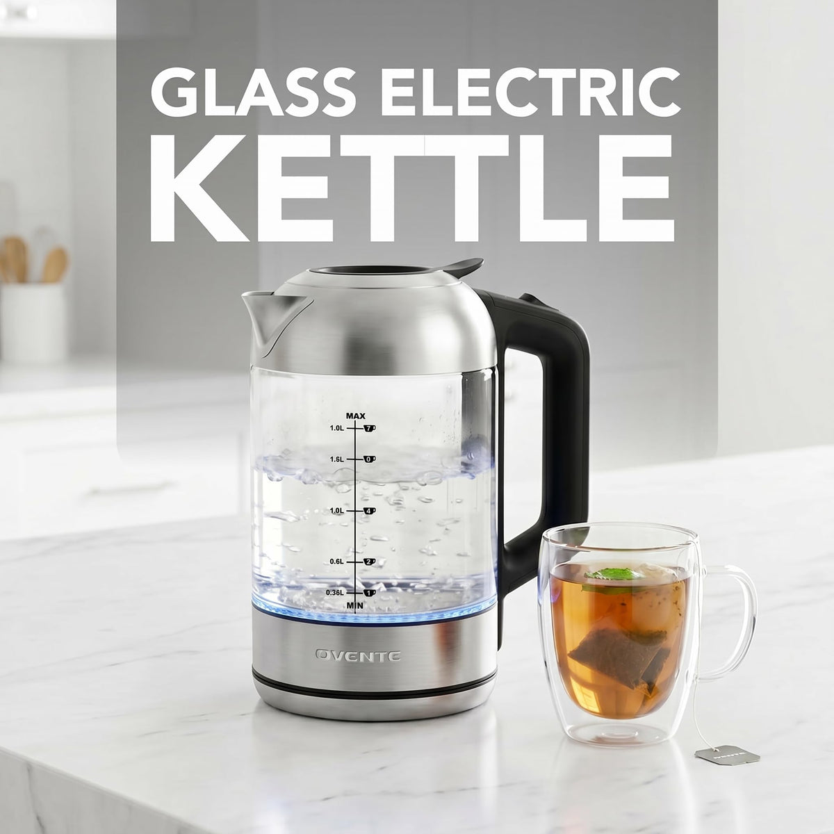 OVENTE KG751S ProntoFill lid enables easy refills without removing the lid.