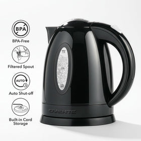 OVENTE KP72B locking lid button enables safe, one-handed opening