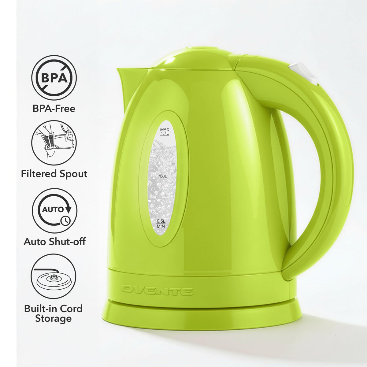 Locking lid and cool-touch handle ensure safe, easy operation