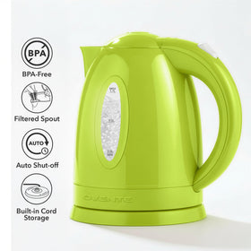 Locking lid and cool-touch handle ensure safe, easy operation