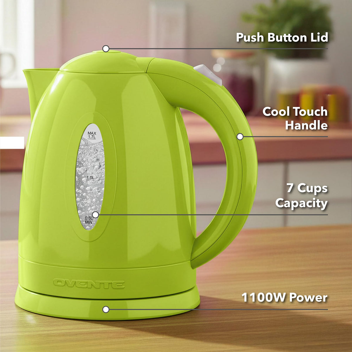 Water level gauge helps precise filling before boiling