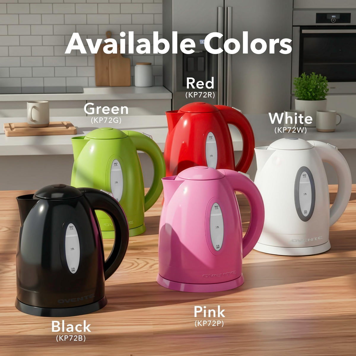 OVENTE KP72R BPA-free body ensures clean drinking water.
