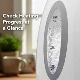 OVENTE KP72W auto shut-off for safe boiling completion