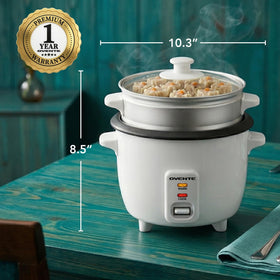 OVENTE RCS01W dishwasher-safe parts for easy cleanup