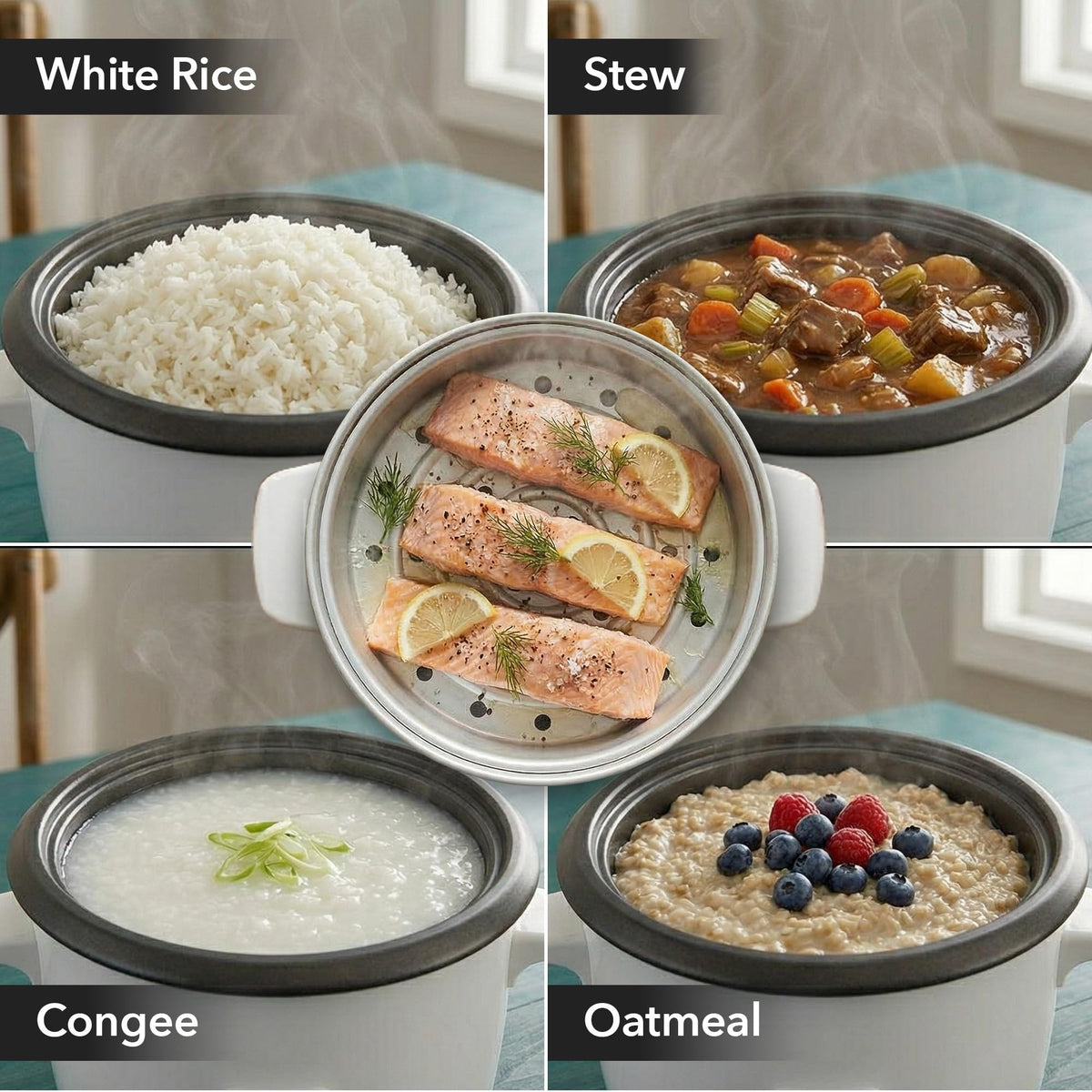 OVENTE RCS01W steaming basket for vegetables and fish