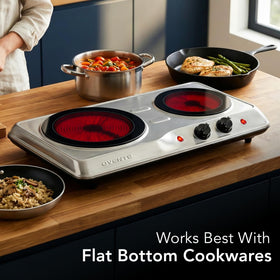 OVENTE slim compact design ideal for small spaces and travel