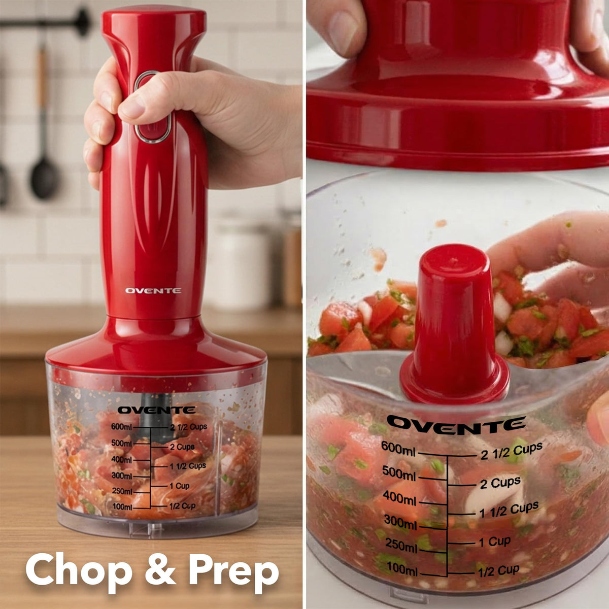 OVENTE slim-stick design fits bowls and pots with ease.