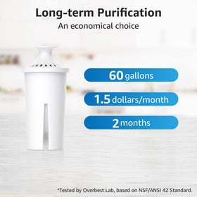 Overbest lead-reduction feature illustration supports safer, tastier water.