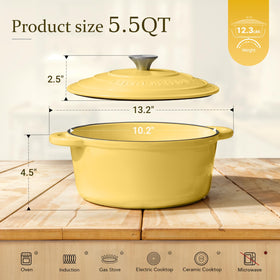 Overmont oven-safe up to 500°F for robust searing and finishing.