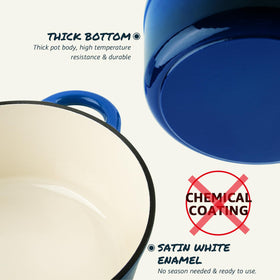 Overmont enamel surface cleans easily for daily use.