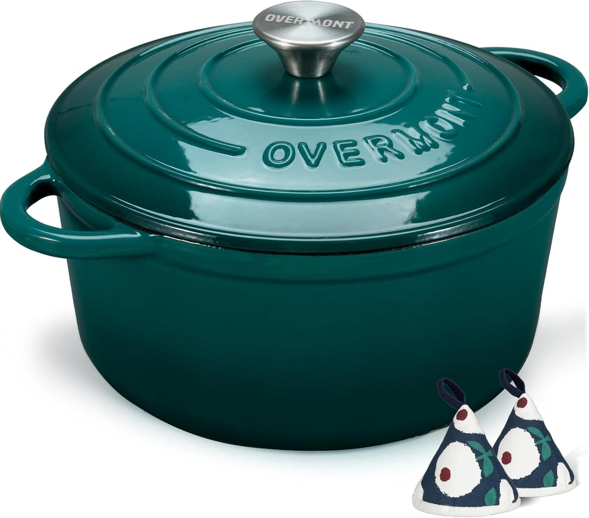 Overmont pot handles stay cool for safe stirring and serving