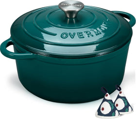 Overmont pot handles stay cool for safe stirring and serving