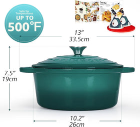 Overmont enamel surface cleans easily with a quick wipe after cooking
