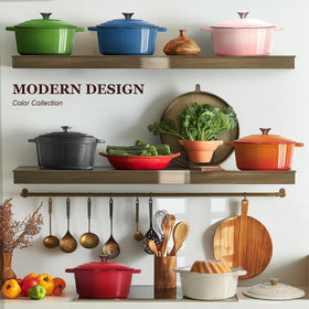 Oven-safe up to 500°F broadens baking and roasting options.