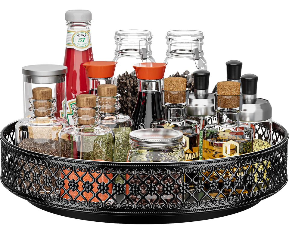 Ovicar Lazy Susan 13-inch rotating base for easy cabinet access.