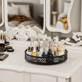 Ovicar Lazy Susan perfect for spice bottles and jars organization.