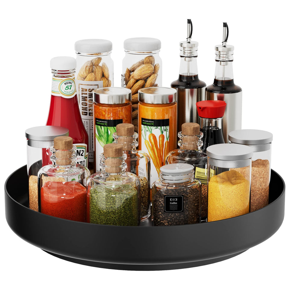 OVICAR 13-inch Lazy Susan turntable ideal for cabinet storage and easy access