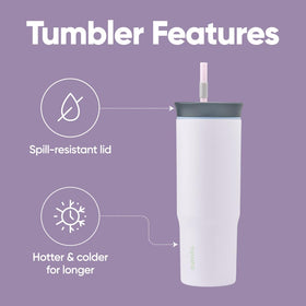 Owala 2-in-1 sip or swig lid for versatile sipping on the go.