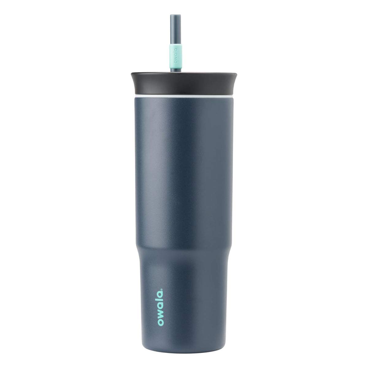 Owala 24oz triple-layer stainless tumbler shows durable insulation for extended cold or hot drinks.