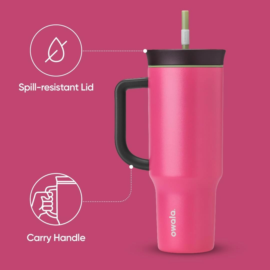 Owala 40oz stainless steel insulated tumbler for long-lasting cold
