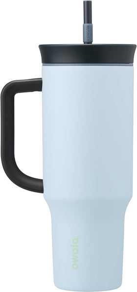 Owala 40oz tumbler blue spill resistant lid for travel