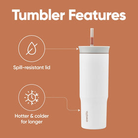 Owala BPA-free and phthalate-free stainless steel tumbler for daily hydration