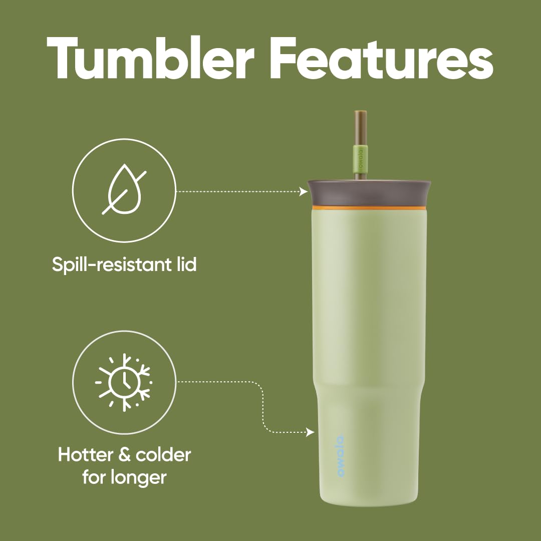 Owala Brave Adventures removable straw for easy cleaning and reuse