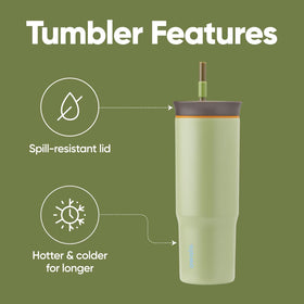 Owala Brave Adventures removable straw for easy cleaning and reuse