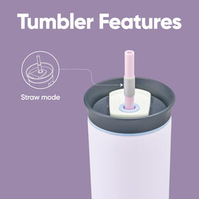 Owala lid is dishwasher-safe for quick, convenient cleaning.