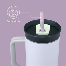 Owala wide opening makes ice filling and washing simpler.